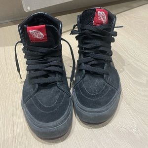 Vans sk8-hi in black/black